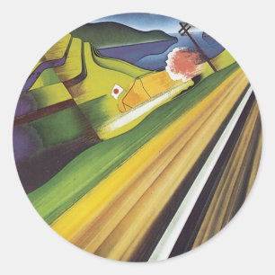 Japan Runder Aufkleber