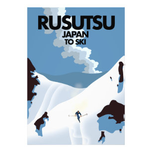 Japan Rusutsu Skidruck  Fotodruck