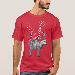 Japan Sakura Cherry Blossom Japanisch Serow Japani T-Shirt