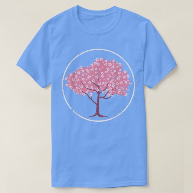 Japan Sakura Pink Blume Blossom Hübsch Cherry Blo T-Shirt (Design vorne)