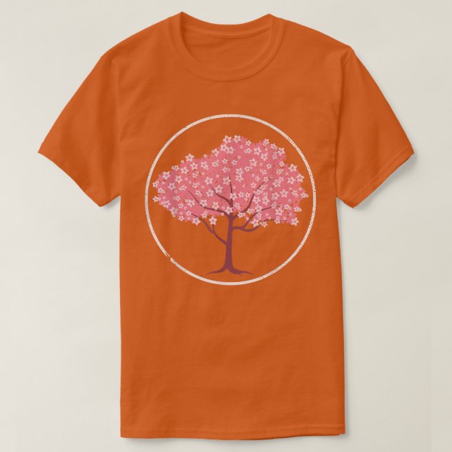 Japan Sakura Pink Blume Blossom Hübsch Cherry Blo T-Shirt (Design vorne)