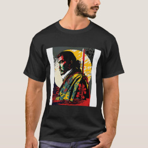 Japan Samurai Retro Vintag Sword Warrior Japanisch T-Shirt