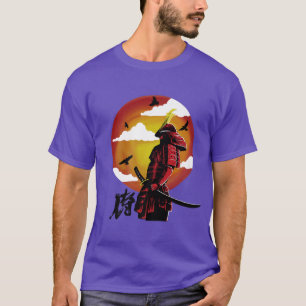 Japan Samurai Samurai-Schwert Premium T-Shirt Kopi