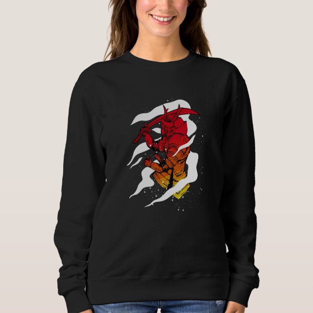 Japan Samurai Samurai Sword Sweatshirt (Vorderseite)