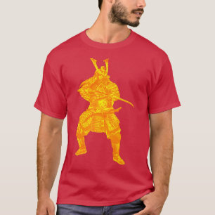 Japan Samurai Warrior mit Golden Sword Armor Japa T-Shirt