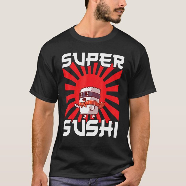 Japan Sashimi Sushi Chopsticks Sushibar Temaki Nor T-Shirt (Vorderseite)