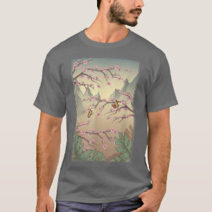 Japan Schön Blume Japanische Rosa Sakura Kirschblü T-Shirt