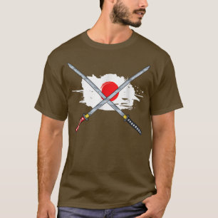 Japan Schwerter Shinai Katana Samurai Ninja Sinobi T-Shirt