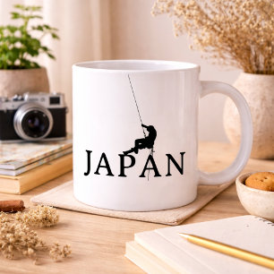 Japan Seil Kletterer Minimalist Outdoor Design Jumbo-Tasse