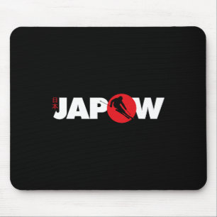 Japan Ski Shirt Japow Powder Skifahren Japanische Mousepad
