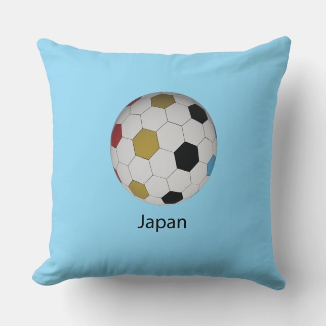 Japan Soccer Kissen (Vorderseite)