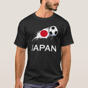 Japan Soccer Team Ball Japanischer Patriotischer S T-Shirt