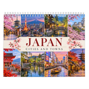 Japan Städte und Ortschaften Kalender