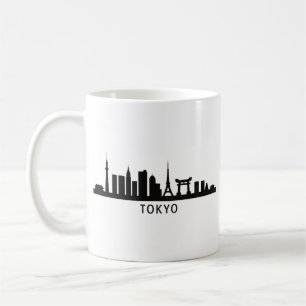Japan Stadtlandschaft Reise Tokio Skyline Silhou Kaffeetasse