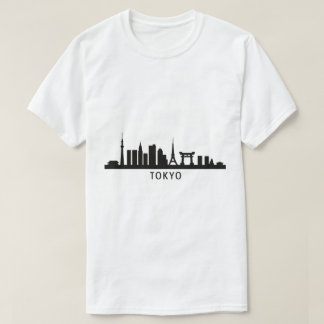 Japan Stadtlandschaft Reise | Tokio Skyline Silhou T-Shirt
