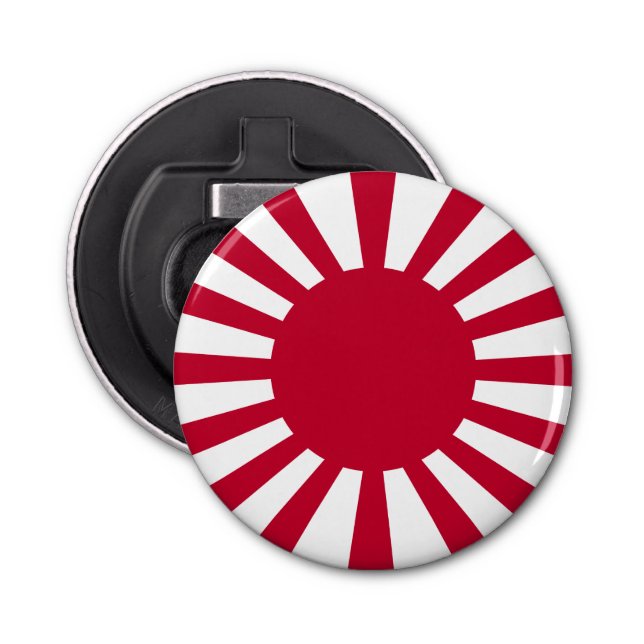 Japan steigende Sonnenflagge Flaschenöffner (Vorderseite)
