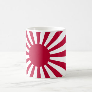 Japan steigende Sonnenflagge Kaffeetasse