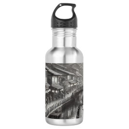 Japan Stil der 90er Jahre Edelstahlflasche