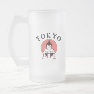 Japan Sumo Tokio - Sohn der Sonne Mattglas Bierglas