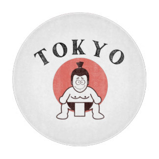 Japan Sumo Tokio - Sohn der Sonne weiß Schneidebrett