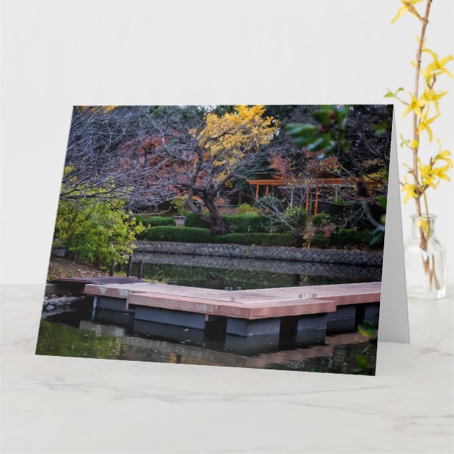 Japan-Teich Karte (Gelbe Blume)