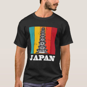 Japan Tempel aus Tokio und Tokio Türme aus Asien T-Shirt