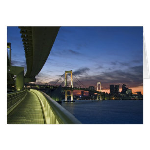 Japan. Tokio. Regenbogenbrücke in der Tokiobucht.