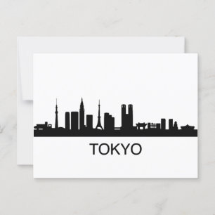 Japan Tokyo Skyline - Tokio Skyline Postkarte
