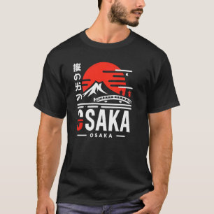 Japan Traditionelles Osaka Motif T-Shirt