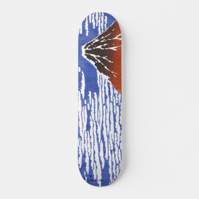 japan ukiyoe mt-fuji skateboard (Vorne)