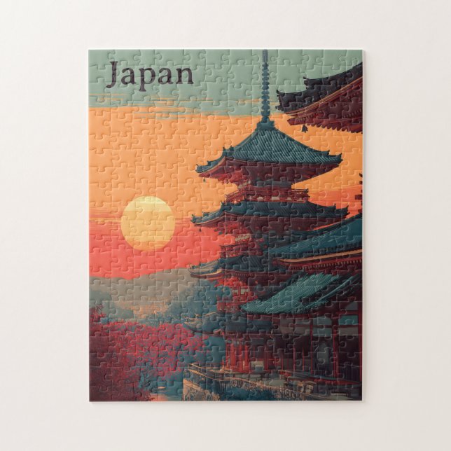Japan vintage puzzle (Vertikal)