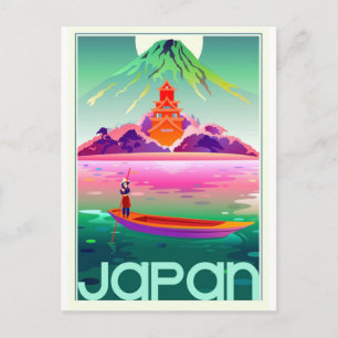 Japan, Vintage-Reisen Postkarte