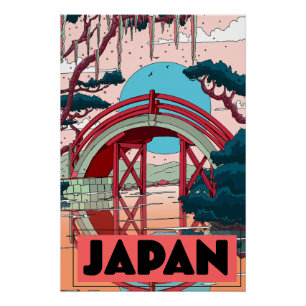 Japan Vintage Reiseplakat Poster