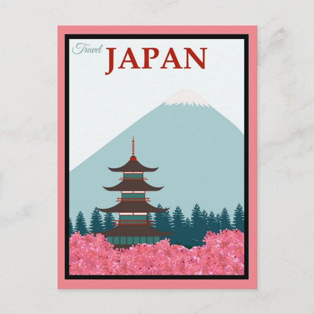 JAPAN Vintage Travel Postcard Postkarte (Vorderseite)