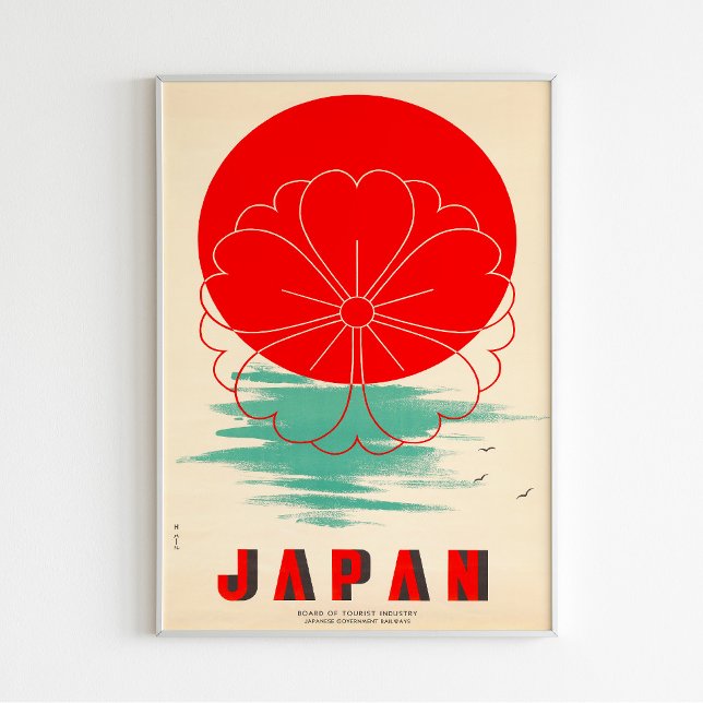 Japan Vintage Travel Poster (Von Creator hochgeladen)
