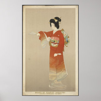 Japan Vintage Travel Poster Ad Retro