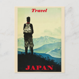 Japan Vintage Travel Poster Postkarte