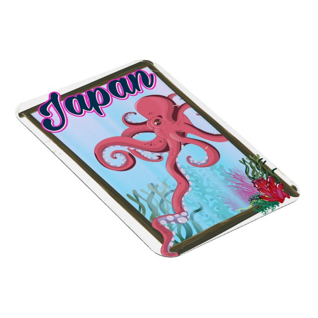 Japan Vintages Reiseplakat Magnet (Rechte Seite)