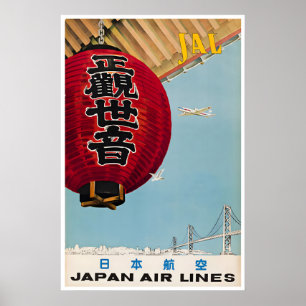 Japan Wandkunst Reiseplakat Japanische Vintage Poster