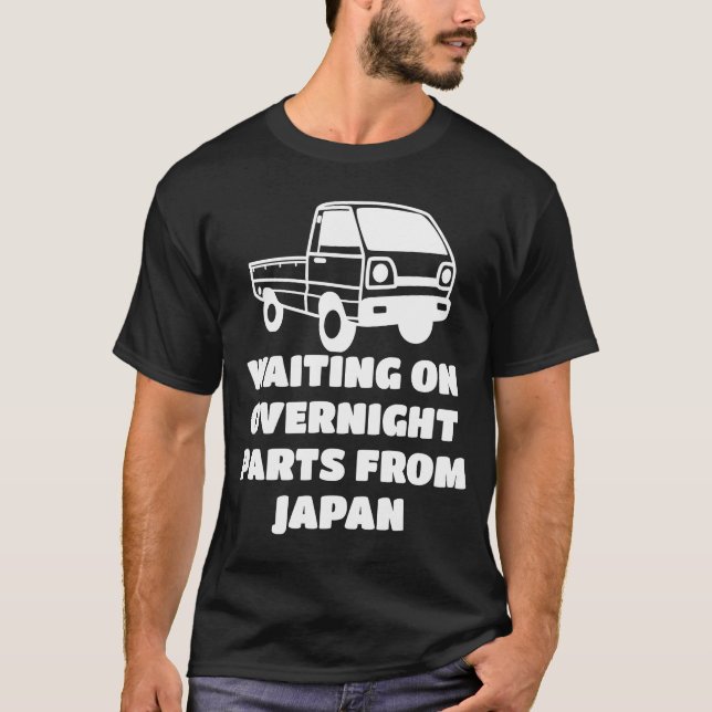 Japan Wartete auf Ersatzteil-Mini-Lkw Kei Car 4wd  T-Shirt (Vorderseite)