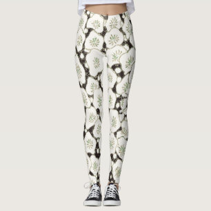 Japan Weiße Blume Blumengarten Leggings