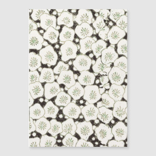 Japan Weiße Blume Blumengarten Magnetkarte