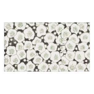 Japan Weiße Blume Blumengarten Namenschild