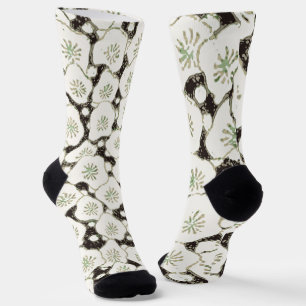 Japan Weiße Blume Blumengarten Socken