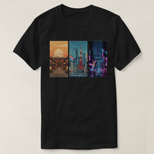Japan-Zeitstrahl-Triptychon T-Shirt