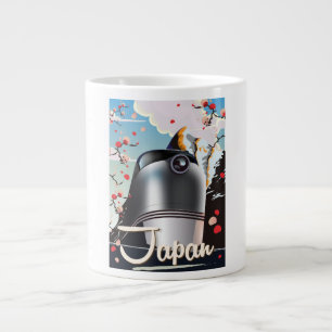 Japan-Zug Vintage-Reiseposter. Jumbo-Tasse