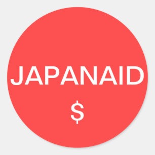 JAPANAID RUNDER AUFKLEBER