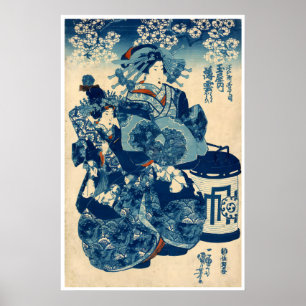 Japanation Japanischer Kunstdruck Ukiyo-E Poster