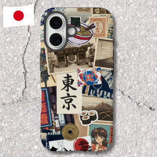 Japancore Collage Japanische Moderne Traditionelle iPhone 16 Hülle
