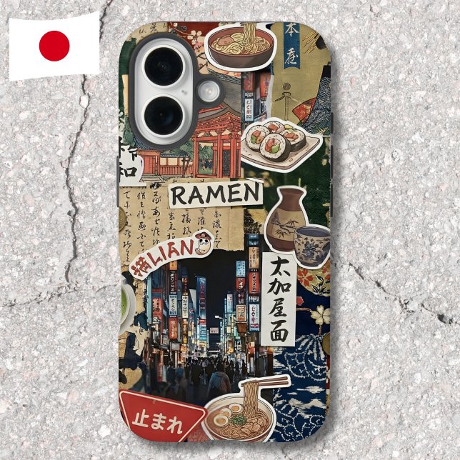Japancore Collage Japanische Scrapbook-Kunst Case-Mate iPhone Hülle (Von Creator hochgeladen)